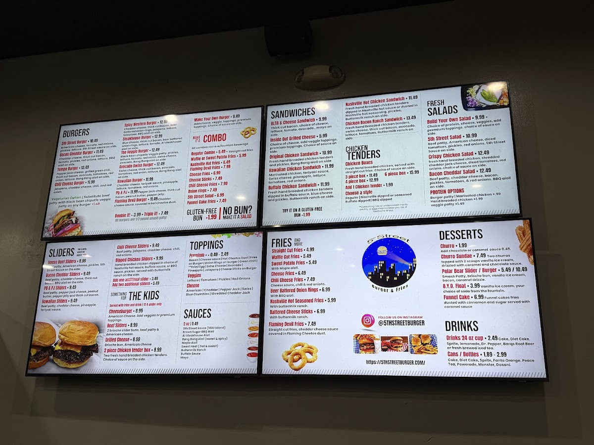 5th Street Burger & Fries Menu - Image 3