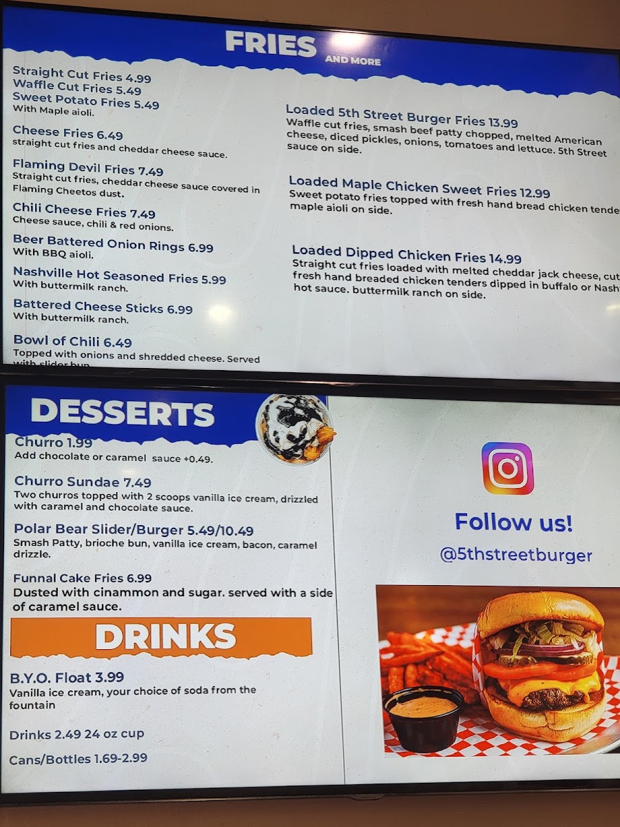 5th Street Burger & Fries Menu - Image 5